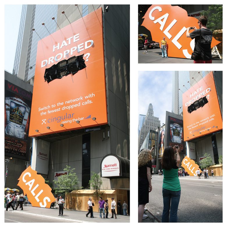 Husani Barnwell portfolio: Dropped Calls Billboard